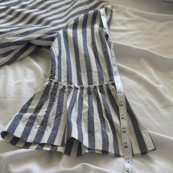 Zara Navy and White Striped Top - Picture 5 of 5